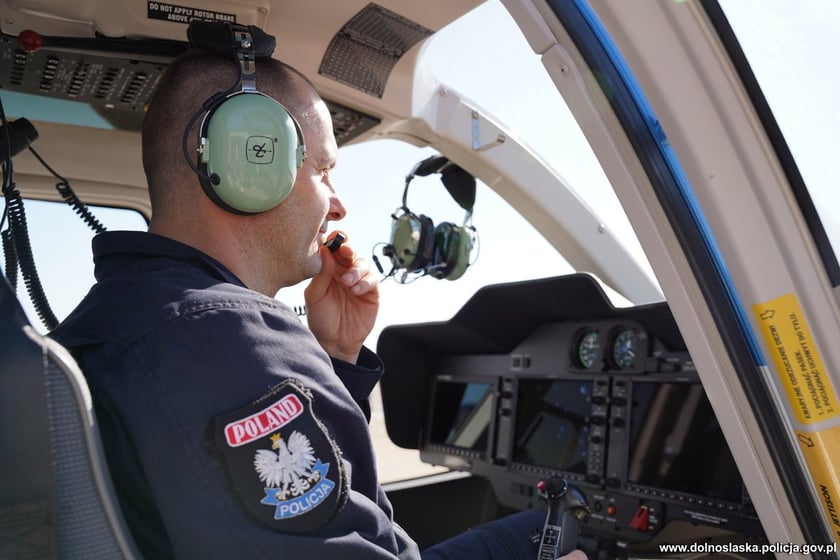 Śmigłowiec Bell-407GXi to nowa maszyna dolnośląskiej policji stacjonująca we Wrocławiu