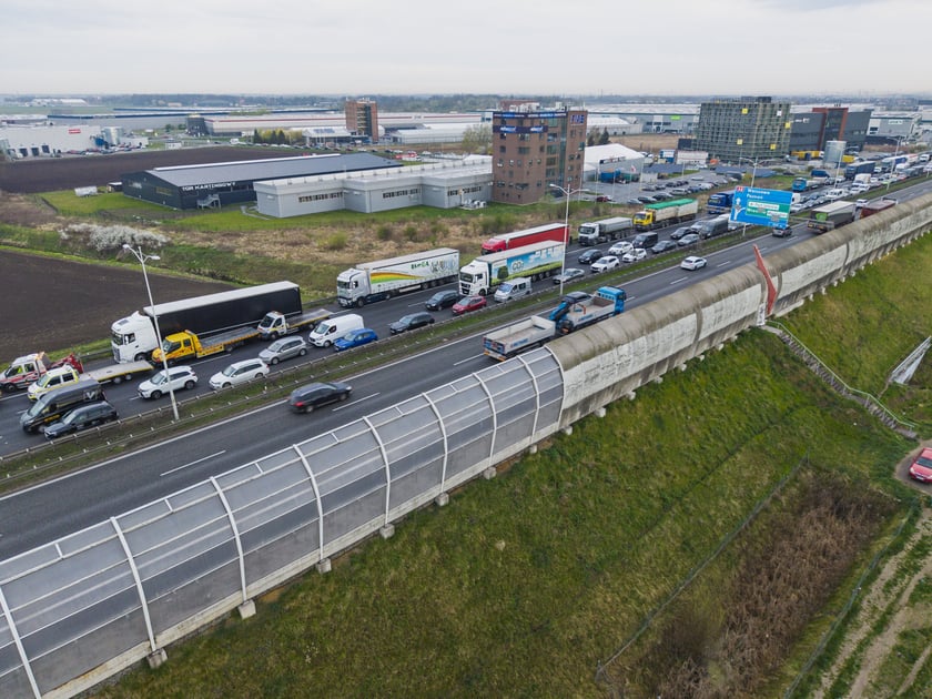 Wypadek na AOW, 14.04.2025