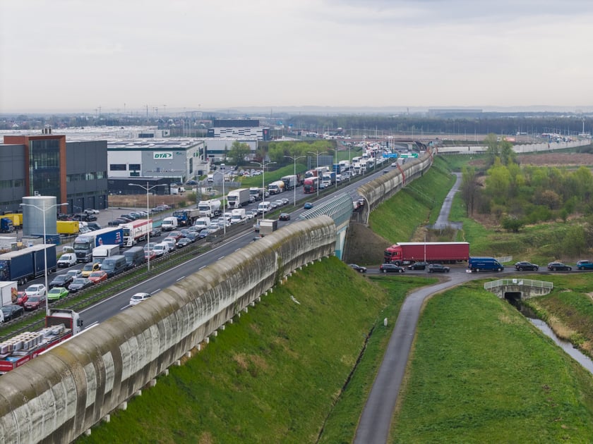 Wypadek na AOW, 14.04.2025