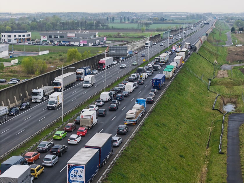 Wypadek na AOW, 14.04.2025