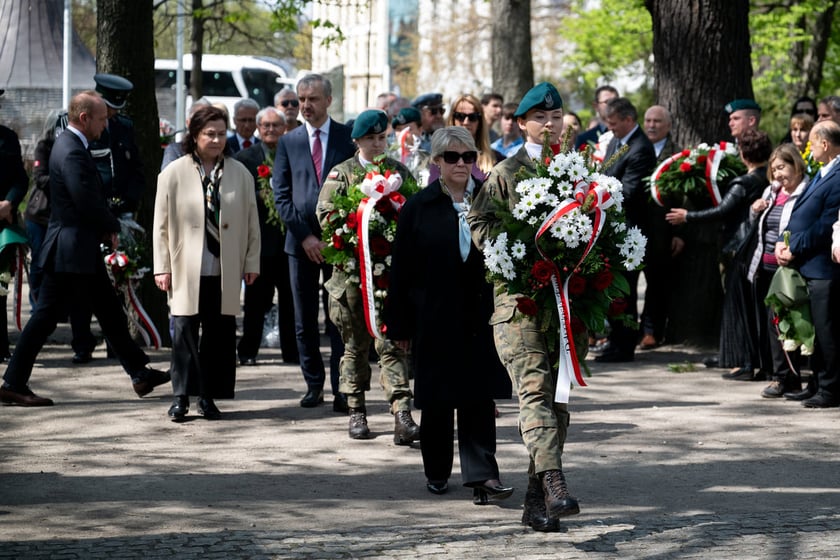 Uroczystości upamiętniające Ofiary Zbrodni Katyńskiej. Wrocław, 14 kwietnia 2025.
