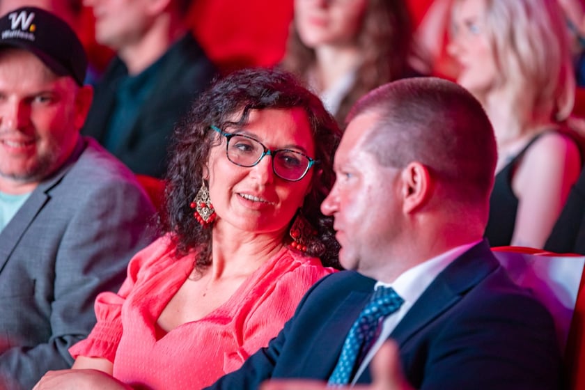 Gala 30 Kreatywnych Wrocław 2025. Izabela Duchnowska, radna miejska Wrocławia i Marcin Urban, skarbnik miasta, członkowie jury 30 Kreatywnych Wrocławia