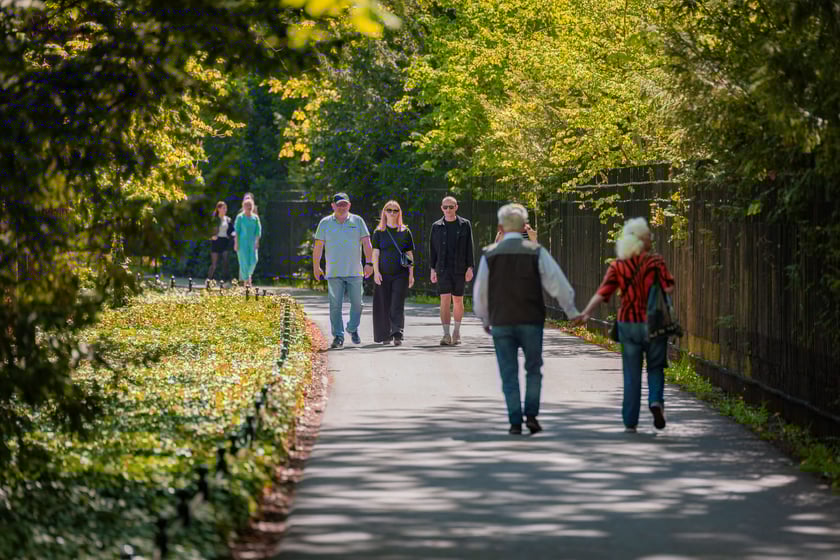 Wrocławianie na spacerach. Park Szczytnicki, Wielkanoc 20.04.2025