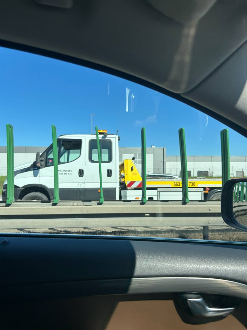 Kolizja na autostradzie A4, w okolicach węzła Wrocław-Południe