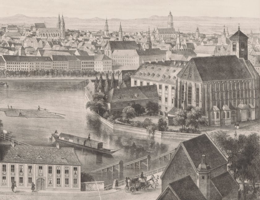 fragment panoramy Wrocławia