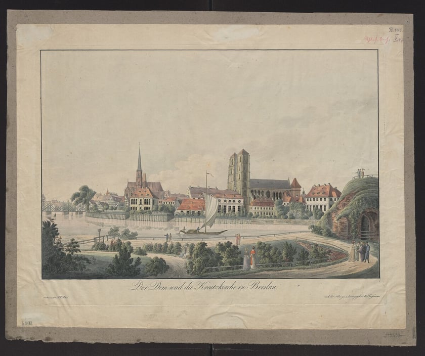 widok na Ostrów Tumski