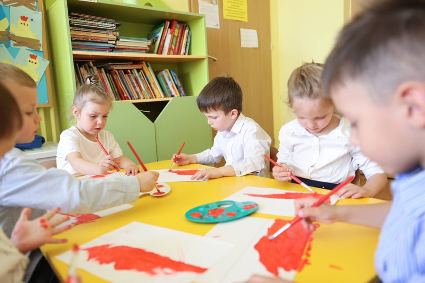 Biało-czerwony dzień w Przedszkolu nr 1 we Wrocławiu