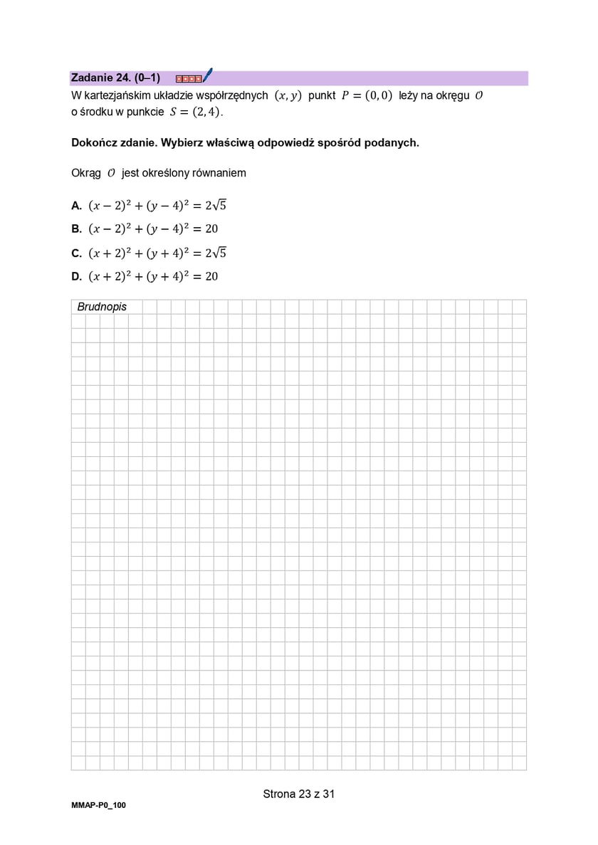 Matura 2025. Matematyka poziom podstawowy