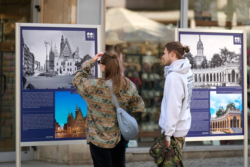 Wystawa  80 lat powojennego Wrocławia na ul. Oławskiej we Wrocławiu