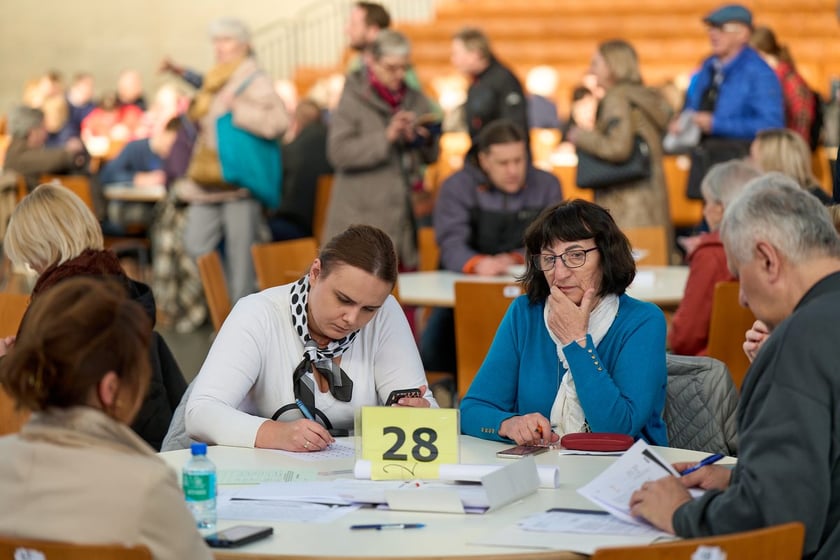 Szkolenie dla członków obwodowych komisji wyborczych we Wrocławiu.