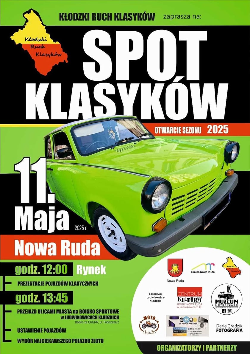 Nowa Ruda, zlot samochodów