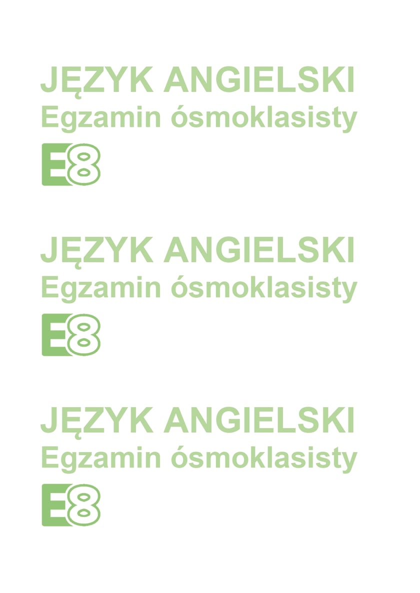 Egzamin ósmoklasisty 2025. Język angielski, arkusze CKE