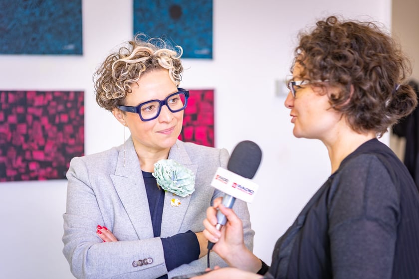 Hulaj ART &ndash; Sztuka na k&oacute;łkach 2.0,&nbsp;dr hab. Marta Płonka, prorektor ds. naukowych i wsp&oacute;łpracy z podmiotami zewnętrznymi ASP Wrocław