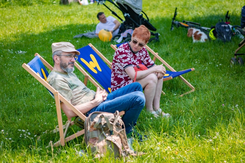 Piknik z okazji Dnia Rodzicielstwa Zastępczego, który odbył się w sobotę 31 maja w parku Grabiszyńskim we Wrocławiu