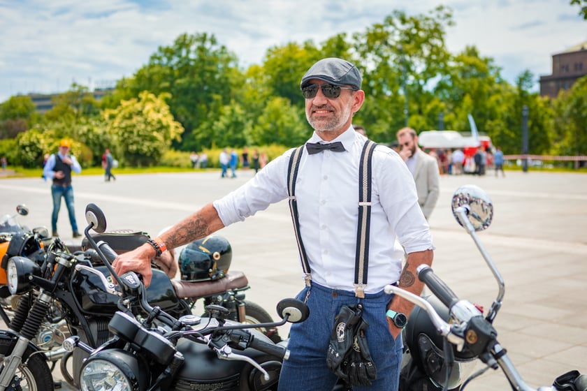 Distinguished Gentleman's Ride - stylowe i klasyczne motocykle przejechały przez Wrocław - 1 czerwca 2025 r.