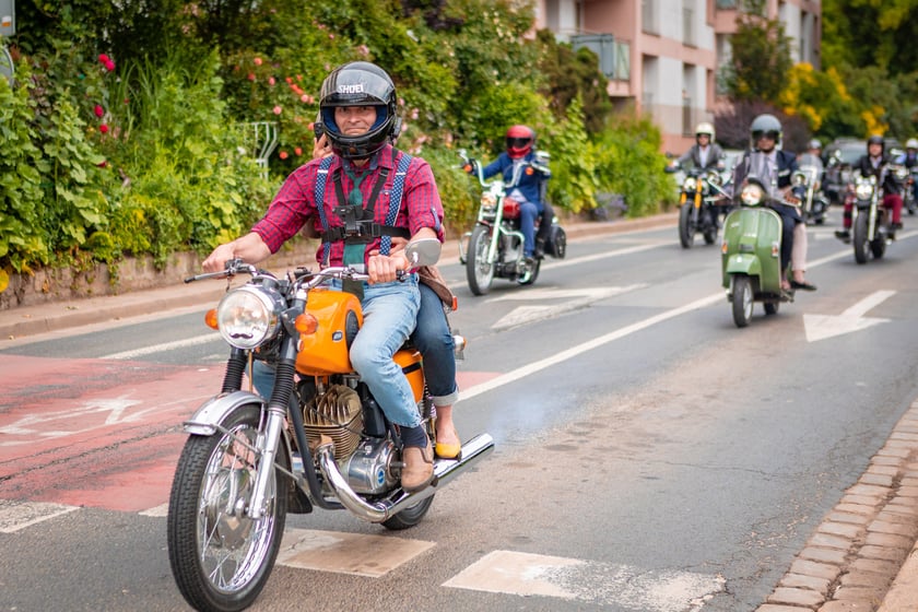 Distinguished Gentleman's Ride - stylowe i klasyczne motocykle przejechały przez Wrocław - 1 czerwca 2025 r.