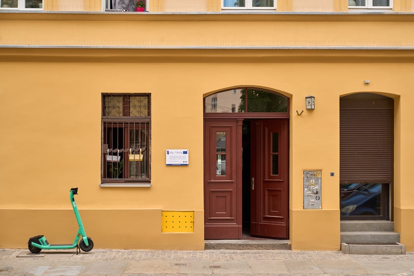 Kamienica Prądzyńskiego 20 po remoncie (czerwiec 2025)