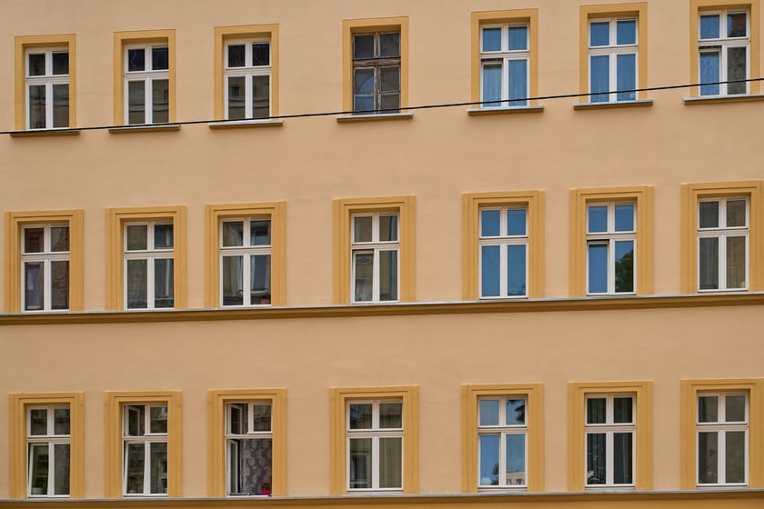 Kamienica Prądzyńskiego 20 po remoncie (czerwiec 2025)