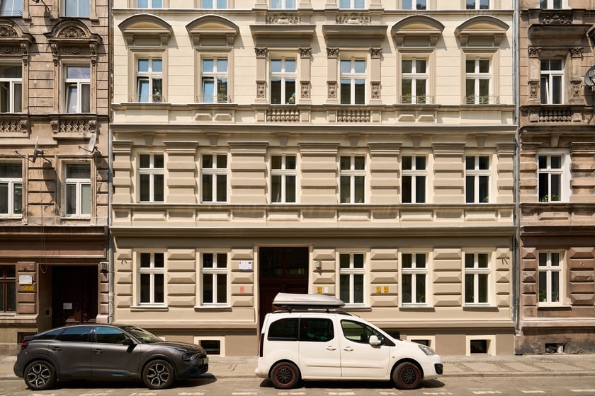 Kamienica Prądzyńskiego 3 po remoncie (czerwiec 2025)