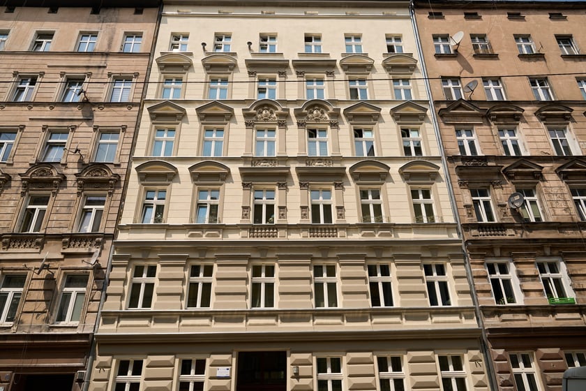 Kamienica Prądzyńskiego 3 po remoncie (czerwiec 2025)