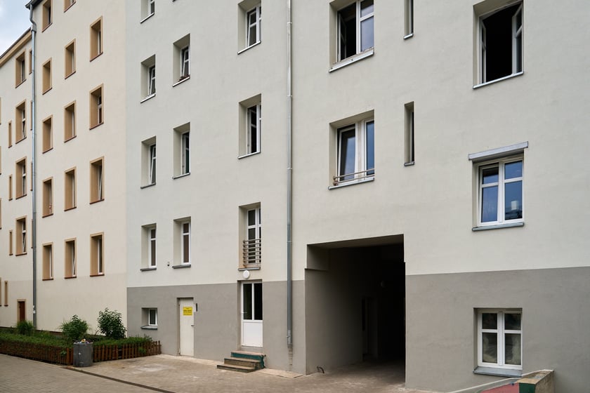 Kamienica Prądzyńskiego 39 po remoncie (czerwiec 2025)