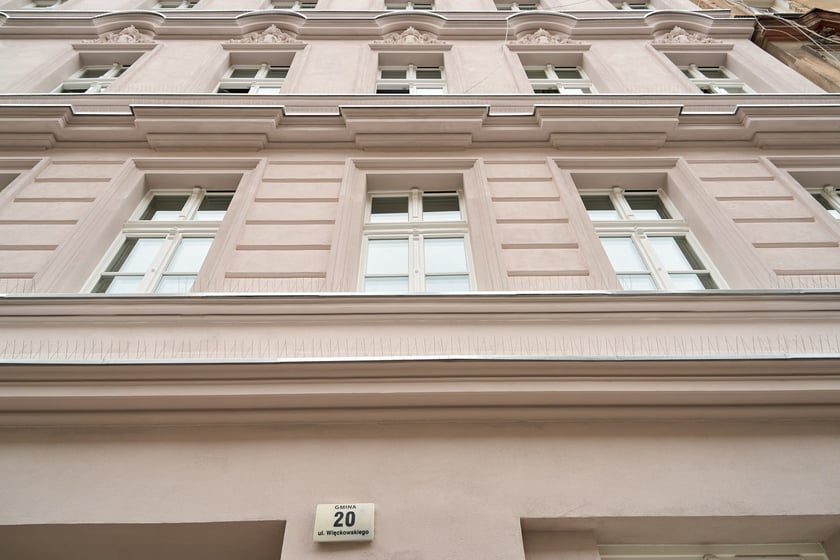 Kamienica Więckowskiego 20 po remoncie (czerwiec 2025)