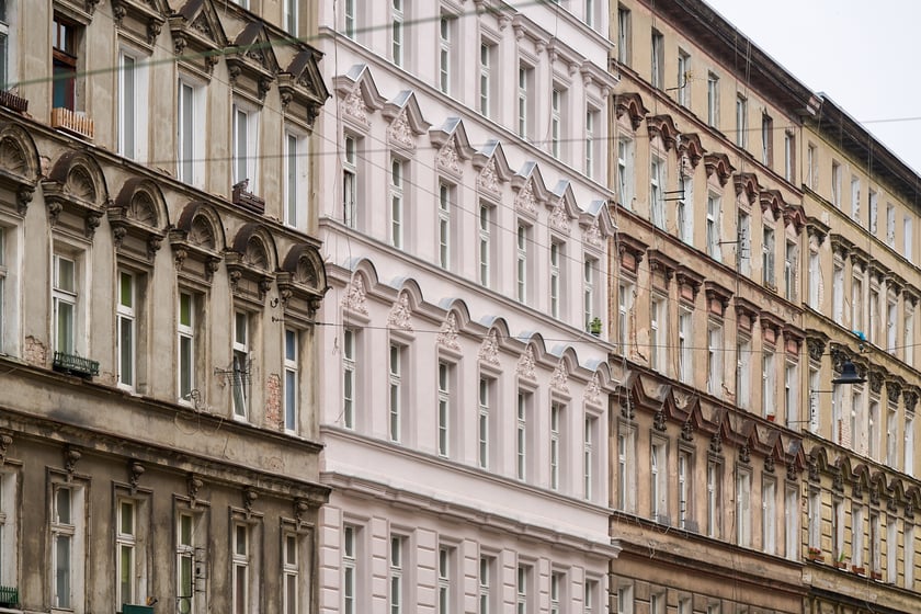 Kamienica Więckowskiego 20 po remoncie (czerwiec 2025)