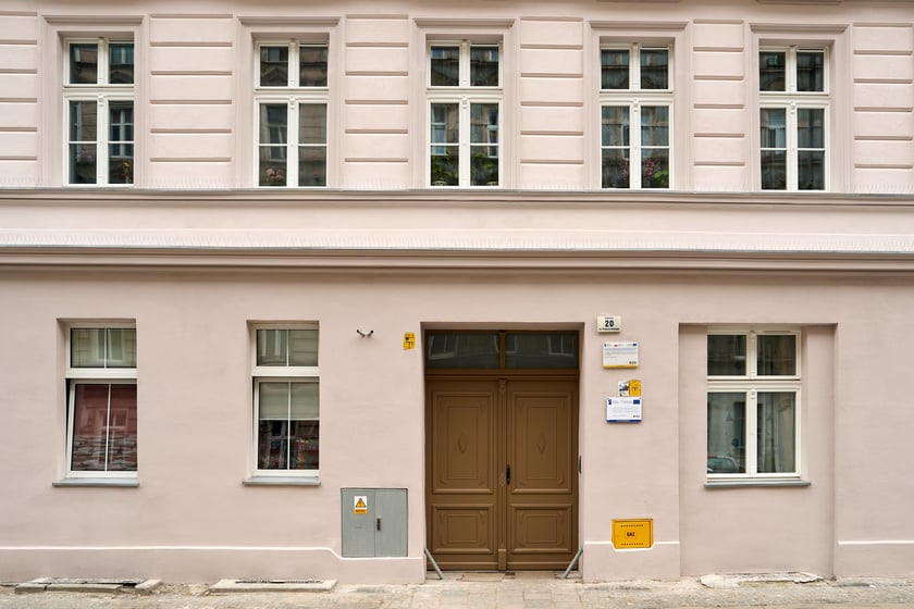 Kamienica Więckowskiego 20 po remoncie (czerwiec 2025)