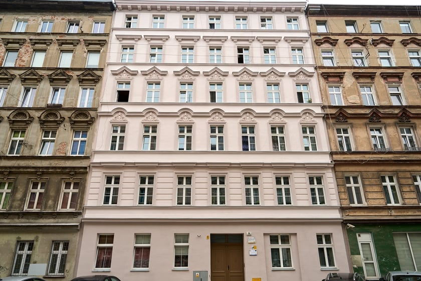 Kamienica Więckowskiego 20 po remoncie (czerwiec 2025)
