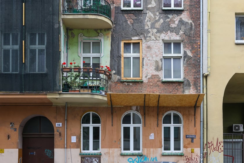 Budynki i spotkanie na Ołbinie