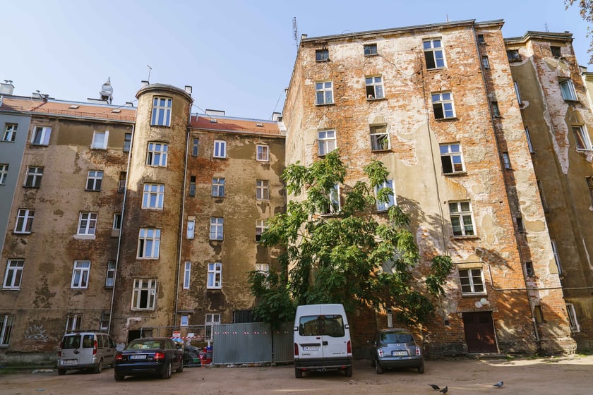 Kurkowa 61-63 przed remontami&nbsp;