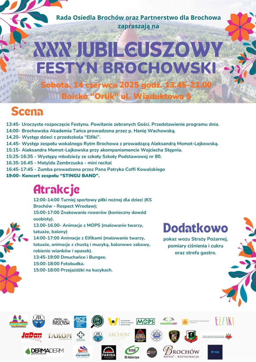 Program festynu na Brochowie
