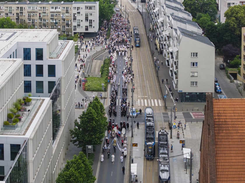 Boże Ciało 2025, uroczysta procesja