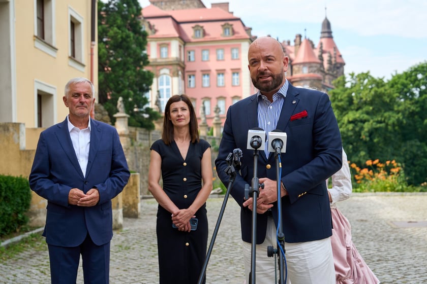 Wrocławianie zwiedzali Zamek Książ z kartą Nasz Wrocław
