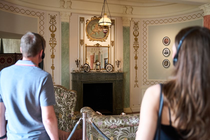 Wrocławianie zwiedzali Zamek Książ z kartą Nasz Wrocław