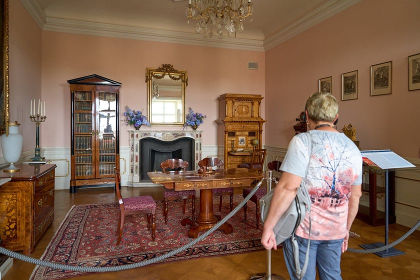 Wrocławianie zwiedzali Zamek Książ z kartą Nasz Wrocław