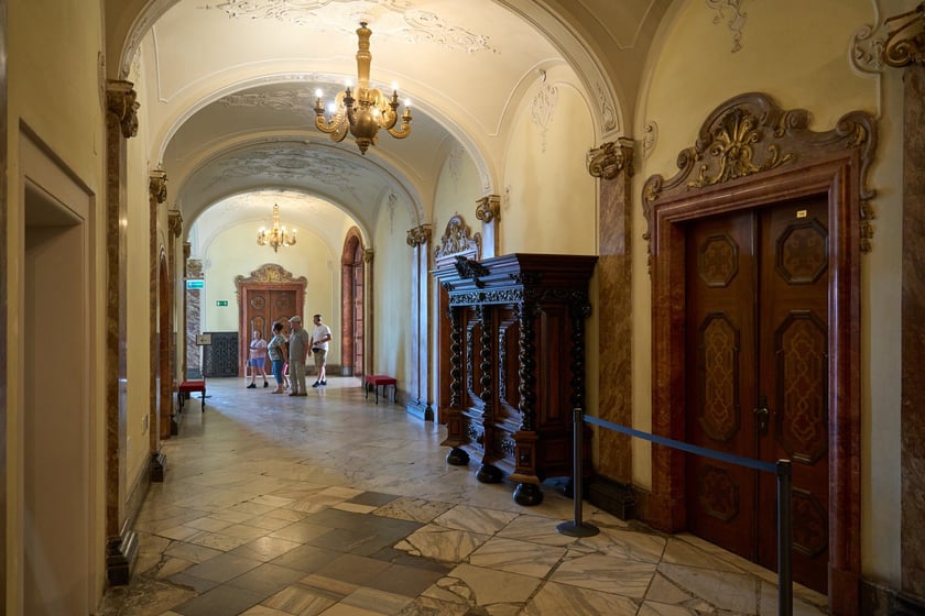 Wrocławianie zwiedzali Zamek Książ z kartą Nasz Wrocław