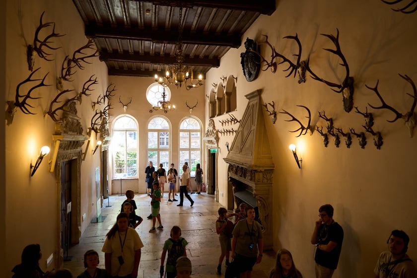 Wrocławianie zwiedzali Zamek Książ z kartą Nasz Wrocław