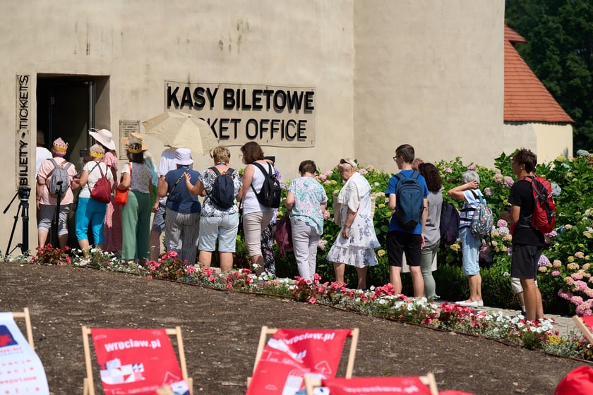 Wrocławianie zwiedzali Zamek Książ z kartą Nasz Wrocław