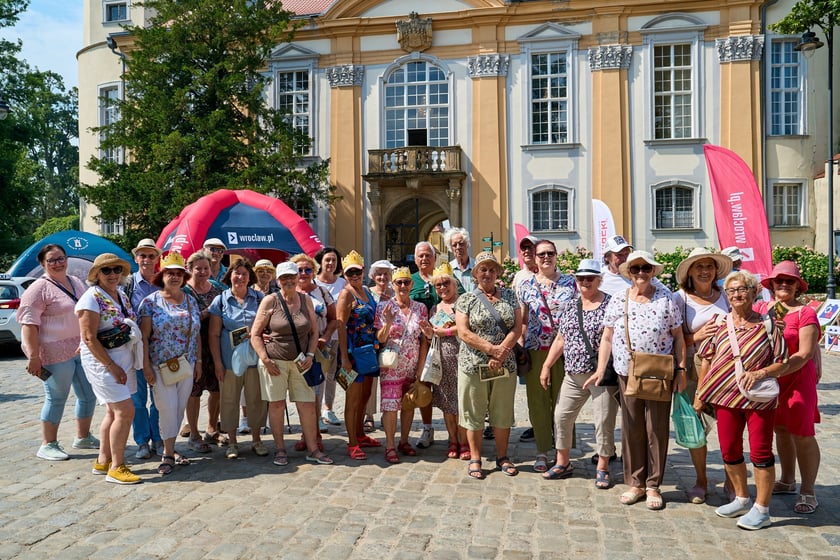 Wrocławianie zwiedzali Zamek Książ z kartą Nasz Wrocław