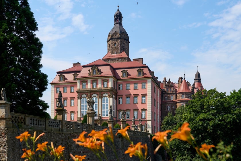 Wrocławianie zwiedzali Zamek Książ z kartą Nasz Wrocław