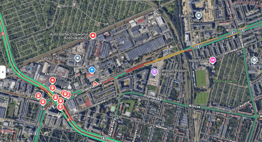 Utrudnienia na Grabiszyńskiej