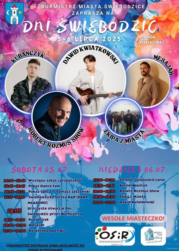 Program wydarzenia