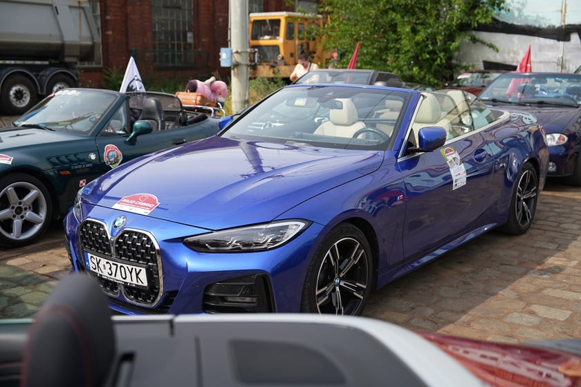 Meta Ogólnopolskiego Charytatywnego Rajdu Cabrio  na Zajezdni Popowice