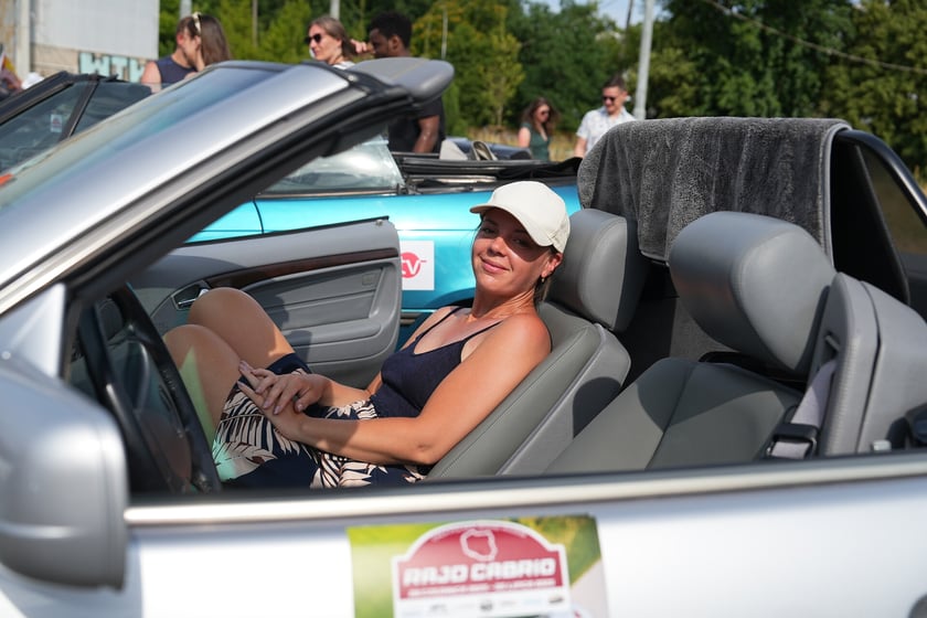 Meta Ogólnopolskiego Charytatywnego Rajdu Cabrio  na Zajezdni Popowice