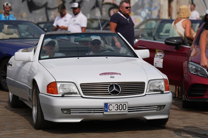 Meta Ogólnopolskiego Charytatywnego Rajdu Cabrio  na Zajezdni Popowice