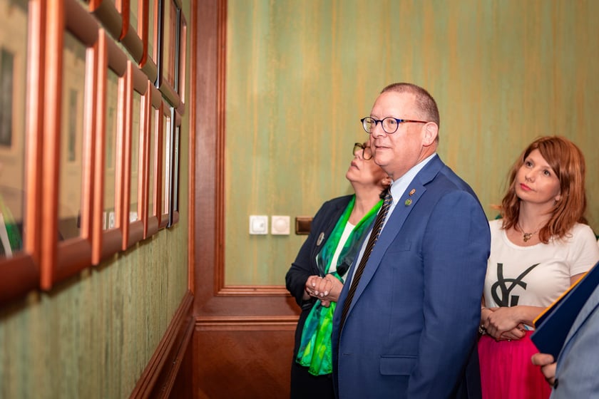Delegacja Lions w ratuszu u wiceprezydenta Ryszarda Kesslera