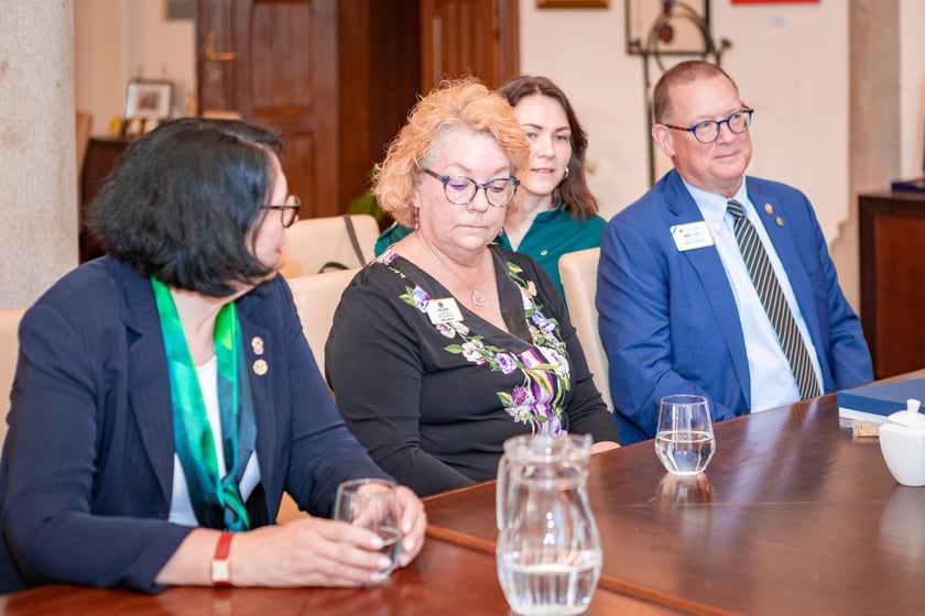 Delegacja Lions w ratuszu u wiceprezydenta Ryszarda Kesslera