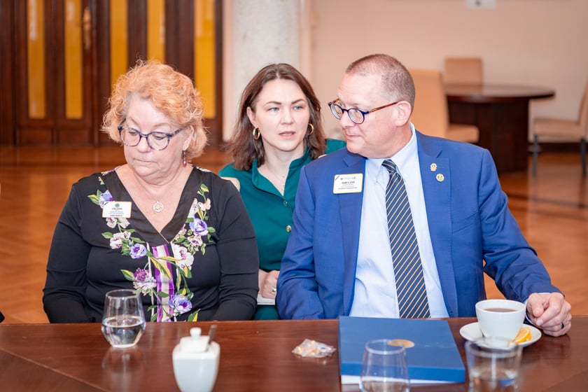 Delegacja Lions w ratuszu u wiceprezydenta Ryszarda Kesslera