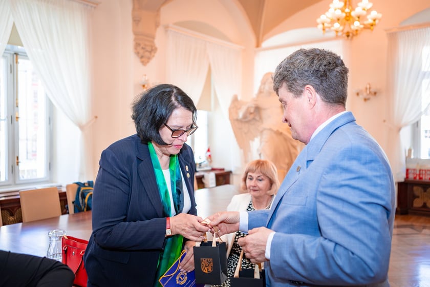 Delegacja Lions w ratuszu u wiceprezydenta Ryszarda Kesslera